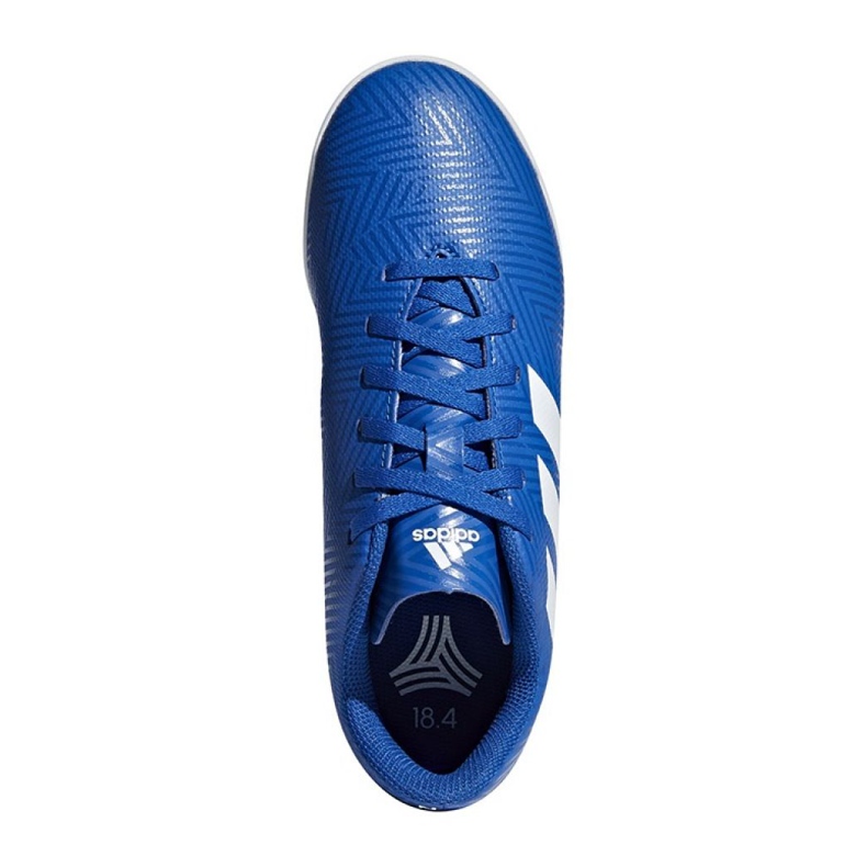 Chuteiras Adidas Nemeziz Tango 18.4 In Jr DB2384 azul azul 2