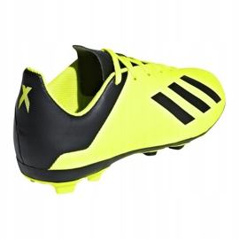 Chuteiras Adidas X 18.4 FxG Jr DB2420 amarelo amarelo 2
