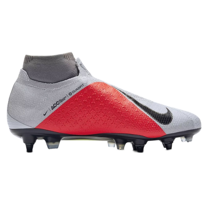 Chuteiras Nike Phantom Vsn Elite Df Sg Pro Ac M AO3264-060 cinza prata 1