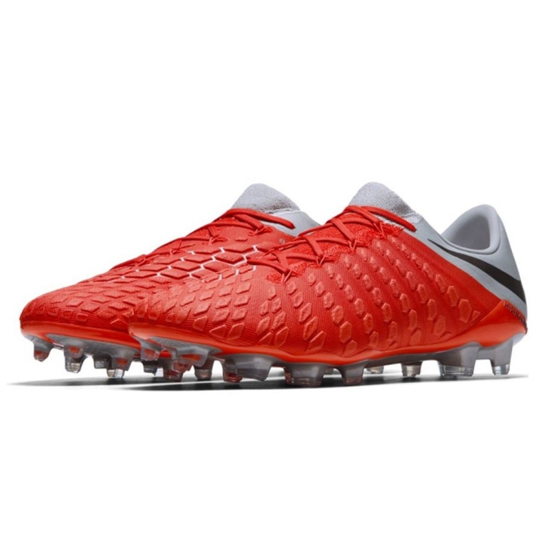 Chuteiras de futebol Nike Hypervenom Phantom 3 Elite Fg M AJ3805-600 vermelho vermelho 2