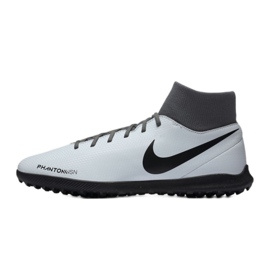 Chuteiras de futebol Nike Phantom Vsn Club Df Tf AO3273-060 branco cinza 1