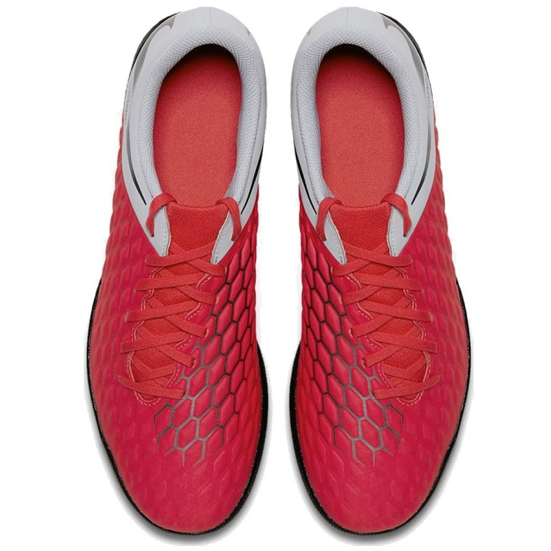 Sapatos de interior Nike Hypervenom Phantomx 3 Club Ic M AJ3808-600 vermelho vermelho 1