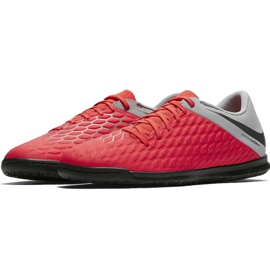 Sapatos de interior Nike Hypervenom Phantomx 3 Club Ic M AJ3808-600 vermelho vermelho 2