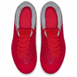 Chuteiras Nike Hypervenom Phantom 3Club Fg Jr AJ4146-600 multicolorido vermelho 2