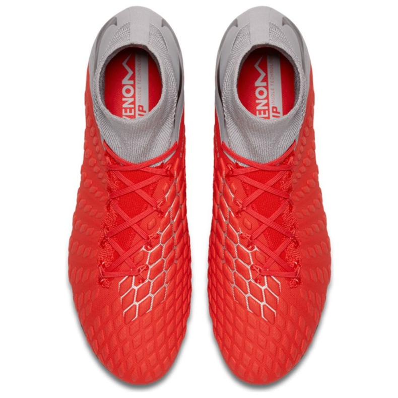 Chuteira Nike Hypervenom 3 Elite Df Sg Pro Ac M AJ3812-600 vermelho vermelho 1