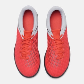Chuteiras Nike Hypervenom Phantomx 3 Club Tf Jr AJ3790-600 multicolorido vermelho 2