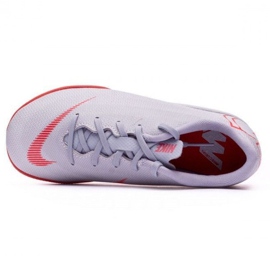 Sapatos de interior Nike Mercurial VaporX 12 Academy Ps Ic Jr AH7352-060 cinza cinza 2
