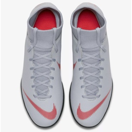 Chuteiras Nike Mercurial SuperflyX 6 Club Tf M AH7372-060 cinza cinza 2