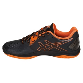 Sapatos de handebol Asics Blast Ff M 1071A002-601 vermelho preto 1
