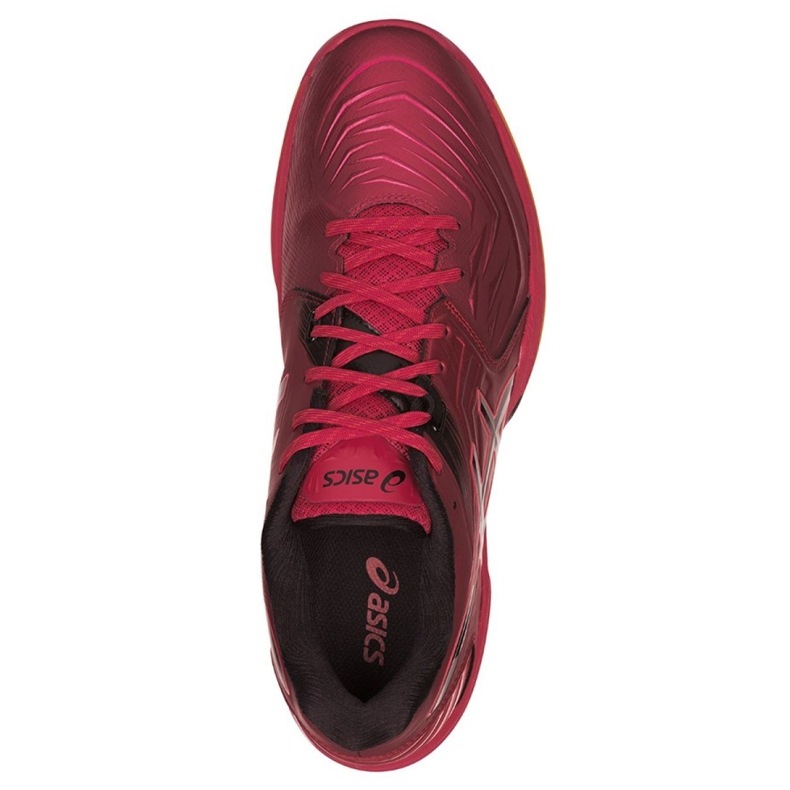 Sapatos de handebol Asics Blast Ff M 1071A002-601 preto vermelho 1