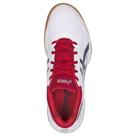 Tênis de voleibol Asics Gel Rocket 8 M B706Y-100 multicolorido branco 2