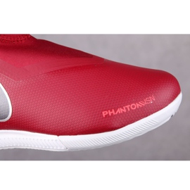 Sapatos de interior Nike Phantom Vsn Academy Df Ic Jr AO3290-606 vermelho vermelho 2