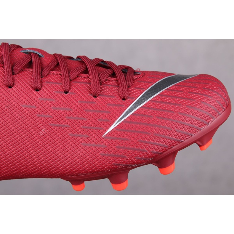 Chuteiras Nike Mercurial Vapor 12 Academy Gs Mg Jr AH7347-606 vermelho vermelho 1 Chuteiras Nike Mercurial Vapor 12 Academy Gs Mg Jr AH7347-606 vermelho vermelho 1