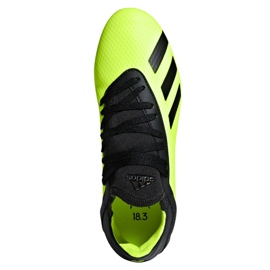 Chuteiras Adidas X 18.3 Fg Jr DB2418 multicolorido verde 2 Chuteiras Adidas X 18.3 Fg Jr DB2418 multicolorido verde 2