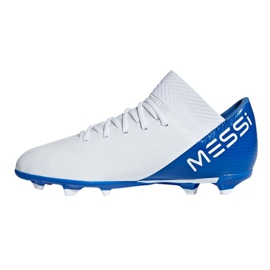 Chuteiras Adidas Nemeziz Messi 18.3 FxG Jr DB2364 multicolorido branco 1 Chuteiras Adidas Nemeziz Messi 18.3 FxG Jr DB2364 multicolorido branco 1