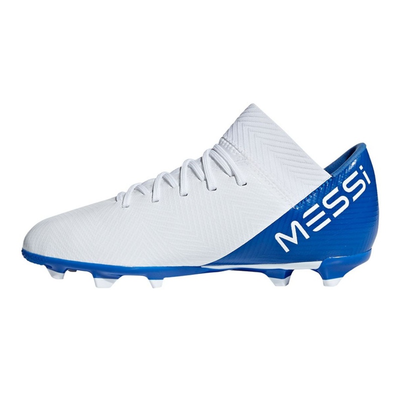 Chuteiras Adidas Nemeziz Messi 18.3 FxG Jr DB2364 multicolorido branco 1 Chuteiras Adidas Nemeziz Messi 18.3 FxG Jr DB2364 multicolorido branco 1