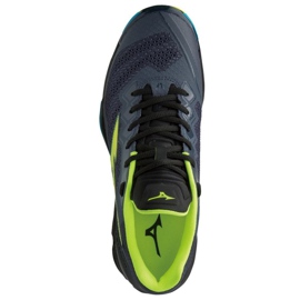 Tênis de handebol Mizuno Wave Stealth VM X1GA180047 preto cinza 2