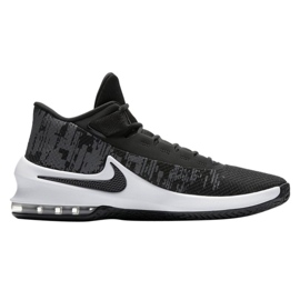 Tênis de basquete Nike Air Max Infuriate 2 Mid M AA7066-001 preto preto 1