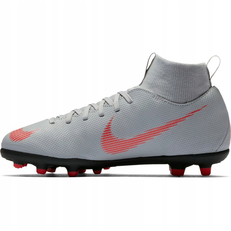 Chuteiras brancas Nike Mercurial Superfly 6 Club Mg Jr AH7339 060 branco branco 2