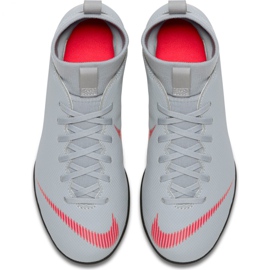 Chuteiras Nike Mercurial Superfly X 6 Club Tf Jr AH7345 060 brancas branco branco 1 Chuteiras Nike Mercurial Superfly X 6 Club Tf Jr AH7345 060 brancas branco branco 1