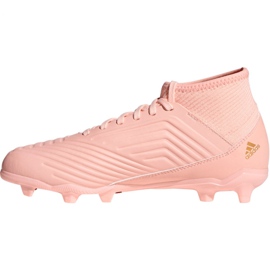 Chuteiras Adidas Predator 18.3 Fg Jr DB2317 rosa rosa 1 Chuteiras Adidas Predator 18.3 Fg Jr DB2317 rosa rosa 1
