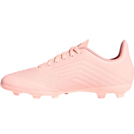 Chuteiras Adidas Predator 18.4 FxG Jr DB2322 multicolorido rosa 1 Chuteiras Adidas Predator 18.4 FxG Jr DB2322 multicolorido rosa 1