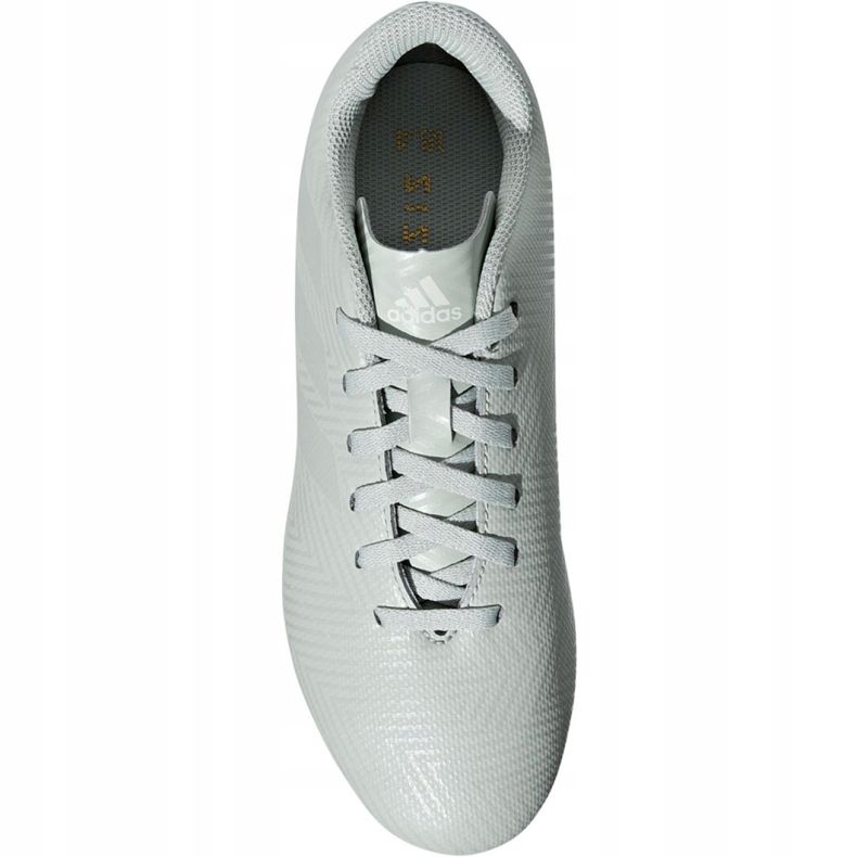 As chuteiras adidas Nemeziz 18.4 FxG Jr DB2356 multicolorido branco 1