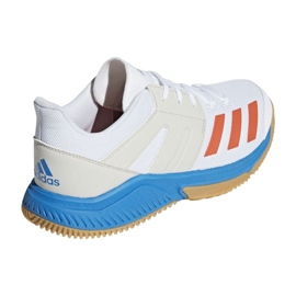 Sapato de handebol Adidas Essence M B22589 branco branco 1