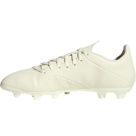 Chuteiras Adidas X 18.4 Fg M DB2187 bege branco 1
