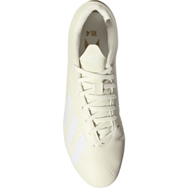 Chuteiras Adidas X 18.4 Fg M DB2187 bege branco 2