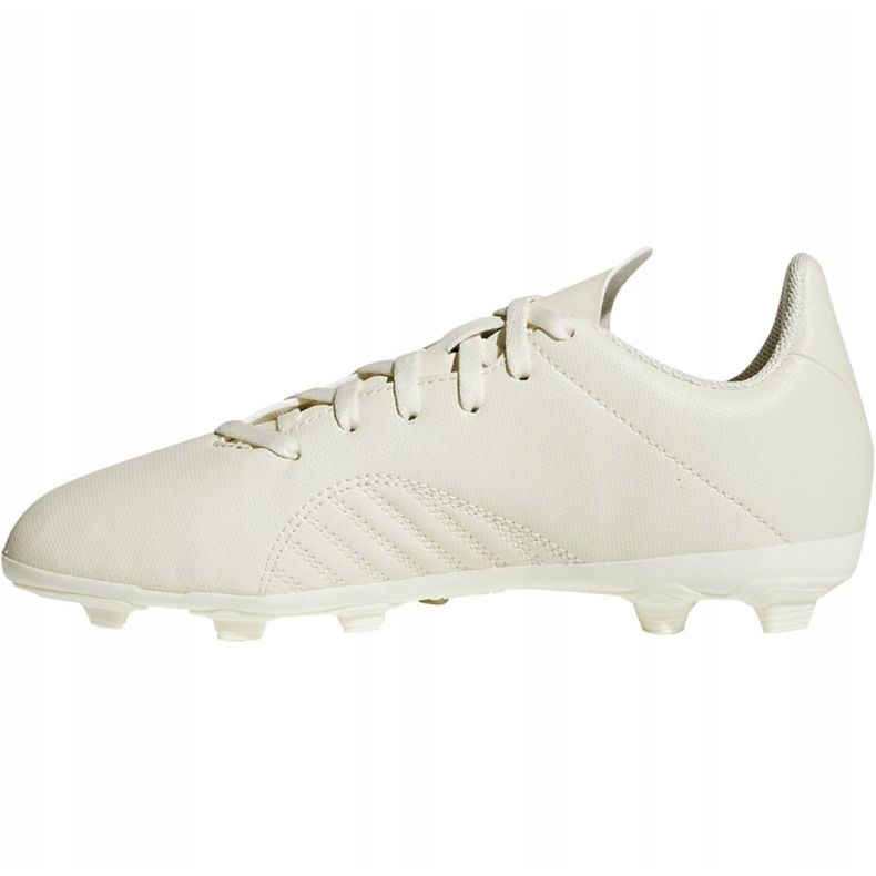 Chuteiras Adidas X 18.4 FxG Jr DB2421 branco branco 1 Chuteiras Adidas X 18.4 FxG Jr DB2421 branco branco 1