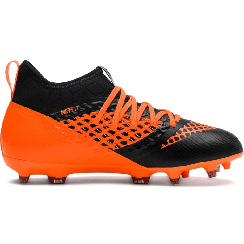Chuteira Puma Future 2.3 Netfit Fg Ag Color Sh Jr 104836 02 laranja laranja 2