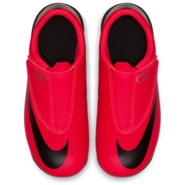 Nike Mercurial Vapor 12 Club Ps V CR7 Mg Jr AJ3096-600 multicolorido vermelho 2 Nike Mercurial Vapor 12 Club Ps V CR7 Mg Jr AJ3096-600 multicolorido vermelho 2