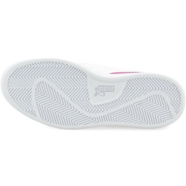 Puma Smash v2 Buck Jr 365182 06 branco rosa 2