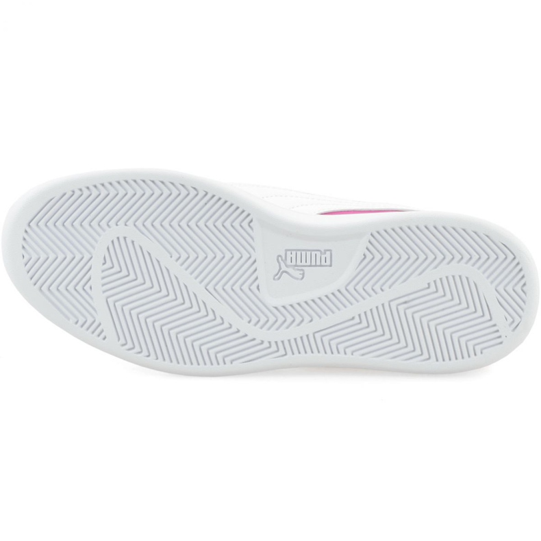Puma Smash v2 Buck Jr 365182 06 branco rosa 2