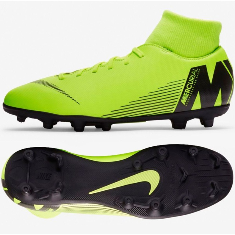 Chuteiras Nike Mercurial Superfly 6 Club Mg M AH7363-701 multicolorido verde 1