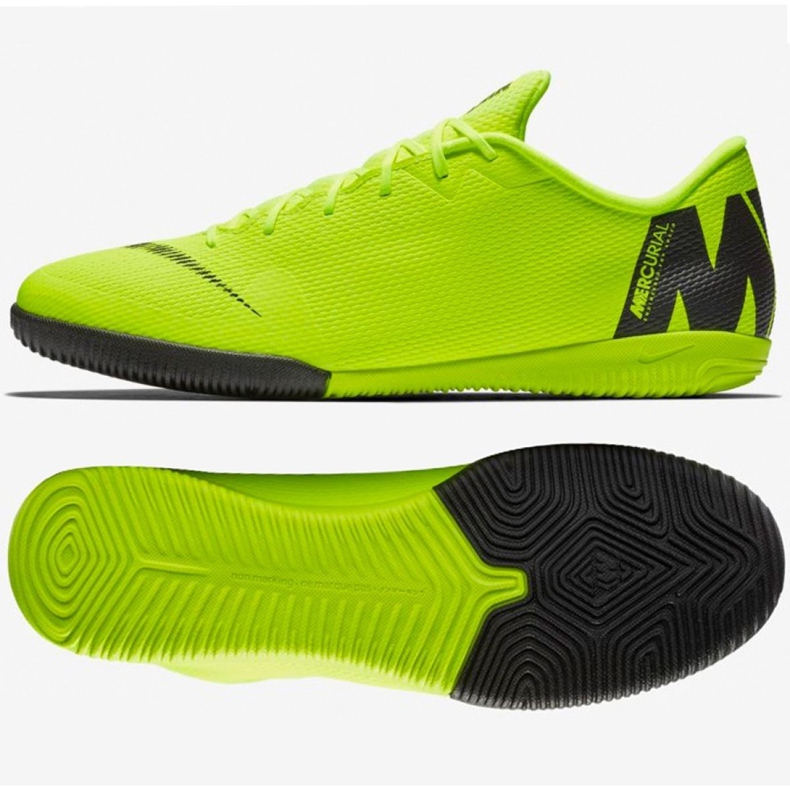 Sapatos de interior Nike Mercurial Vapor 12 Academy Ic M AH7383-701 multicolorido verde 1