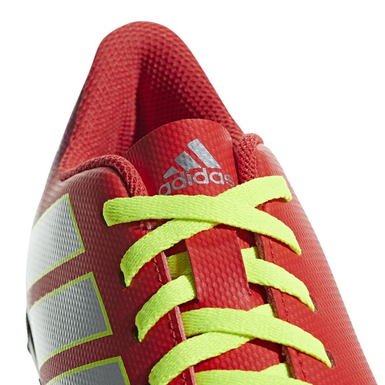 Chuteiras Adidas Nemeziz Messi 18.4 Tf Jr CM8642 multicolorido vermelho 2