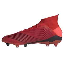 Chuteiras Adidas Predator 19.1 Fg M BC0552 multicolorido vermelho 1