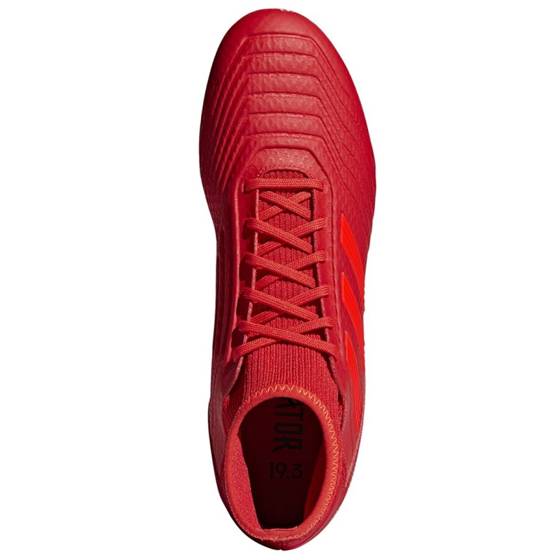 Chuteiras Adidas Predator 19.3 Ag M D97944 vermelho vermelho 2