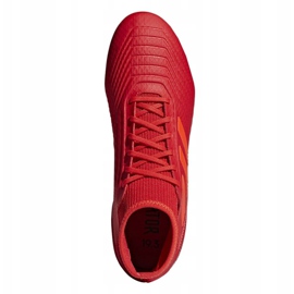 Chuteiras Adidas Predator 19.3 Fg M BB9334 multicolorido vermelho 2 Chuteiras Adidas Predator 19.3 Fg M BB9334 multicolorido vermelho 2