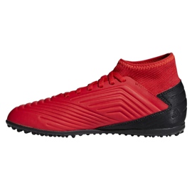 Chuteiras Adidas Predator 19.3 Tf Jr CM8547 vermelho vermelho 1