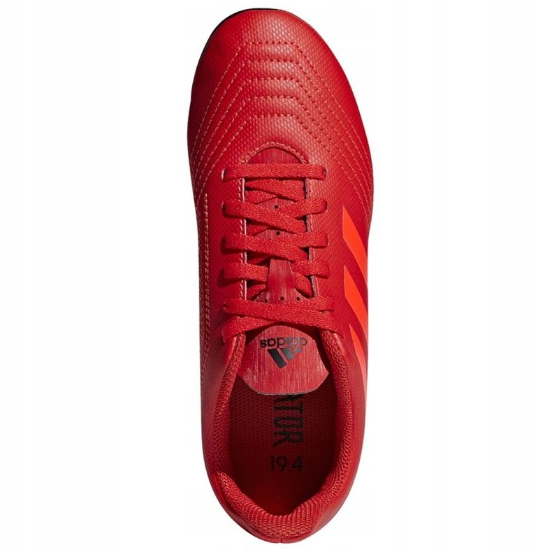 Chuteiras Adidas Predator 19.4 FxG Jr CM8541 multicolorido vermelho 2 Chuteiras Adidas Predator 19.4 FxG Jr CM8541 multicolorido vermelho 2