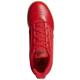 Sapatos de interior adidas Predator 19.4 In Sala Jr CM8552 multicolorido vermelho 2
