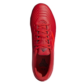 Chuteiras Adidas Predator 19.4 Tf M D97973 vermelho vermelho 2
