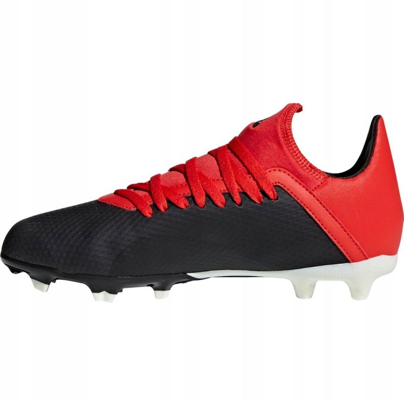 Chuteiras Adidas X 18.3 Fg Jr BB9370 preto preto 2