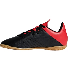 Sapatos de interior adidas X 18.4 In Jr B9409 preto preto 2