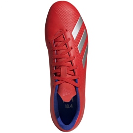 Chuteiras Adidas X 18.4 Fg M BB9376 multicolorido vermelho 1