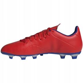 Chuteiras Adidas X 18.4 Fg M BB9376 multicolorido vermelho 2
