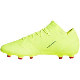 Chuteiras Adidas Nemeziz 18.2 Fg M BB9431 amarelo amarelo 1